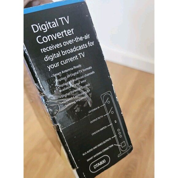 RCA Digital TV Converter DTA800 For Analog TV and Remote New Open Box DTA800 - Picture 5 of 6